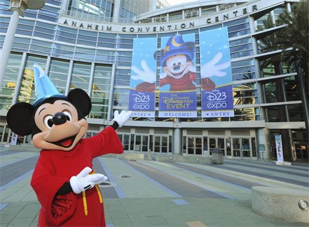 Mickey Mouse at the Disney D23 Expo
